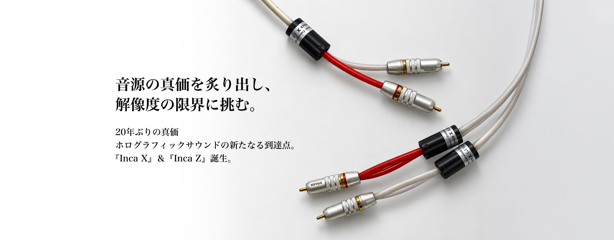 音源の真価を炙り出し、解像度の限界に挑む。20年ぶりの真価。ホログラフィックサウンドの新たなる到達点。『Inca X』＆『Inca Z』誕生。